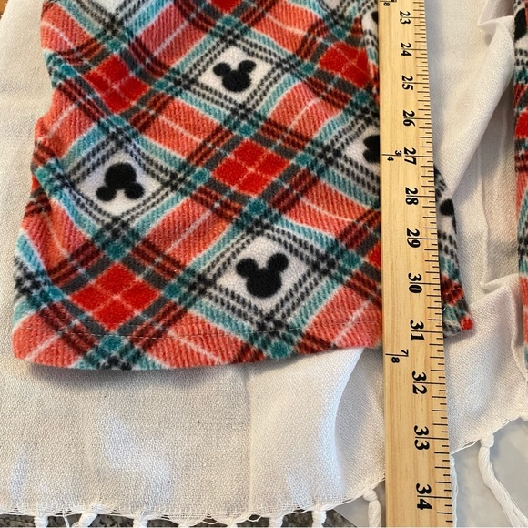 Disney Mickey Mouse pj pants fleece red white and black SZ Large. - Picture 4 of 10